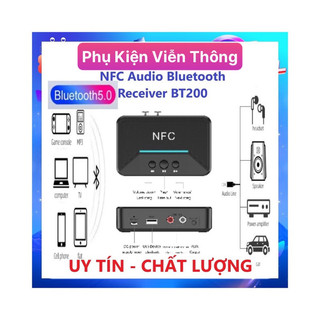 Bộ thiết bị thu âm thanh bluetooth 5.0 nfc bộ chuyển đổi âm thanh bluetooth không dây loa xe hơi âm thanh aux3.5mm