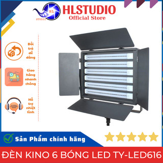 Đèn Kino 6 Bóng Led TY-LED616 HL Studio - Độ Ổn Định Màu Sắc Tuyệt Vời