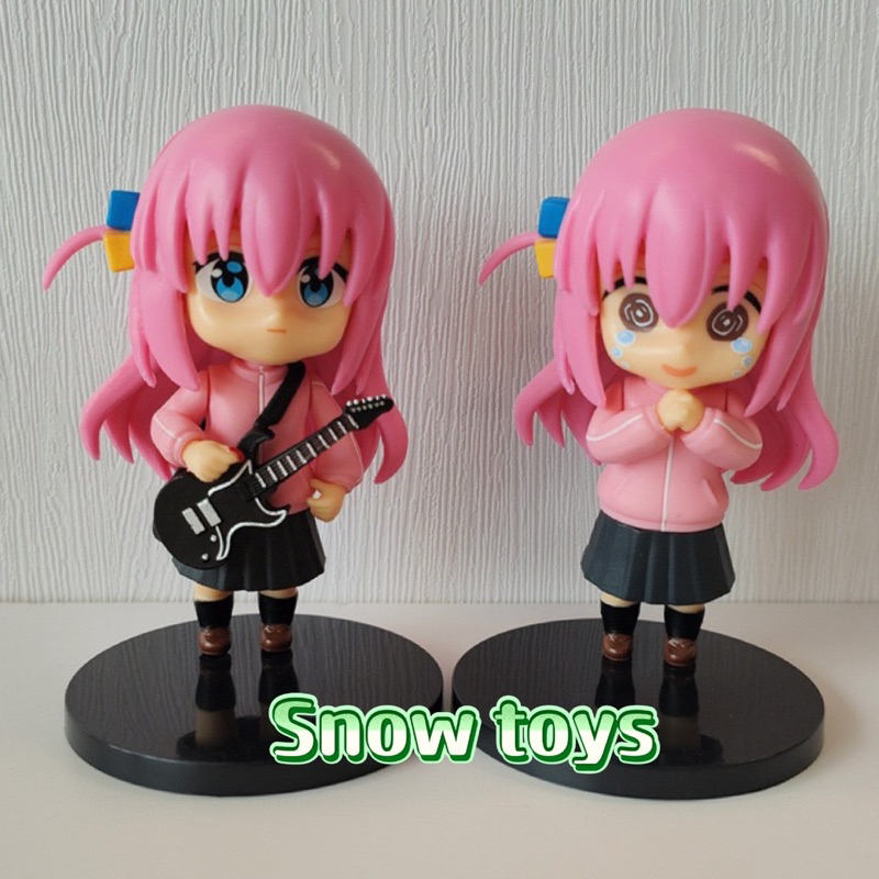 Mô hình Bocchi The Rock - Mô hình nhân vật Hitori Gotou các tư thế dễ thương - Goto Hitori nghệ danh Guitar Hero - 10cm