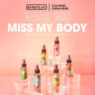 Bodymist unisex nam & nữ - xịt thơm toàn thân chính hãng lưu hương lâu đến 6h tự tin đi học đi chơi BODYMISS 35ml (chai)
