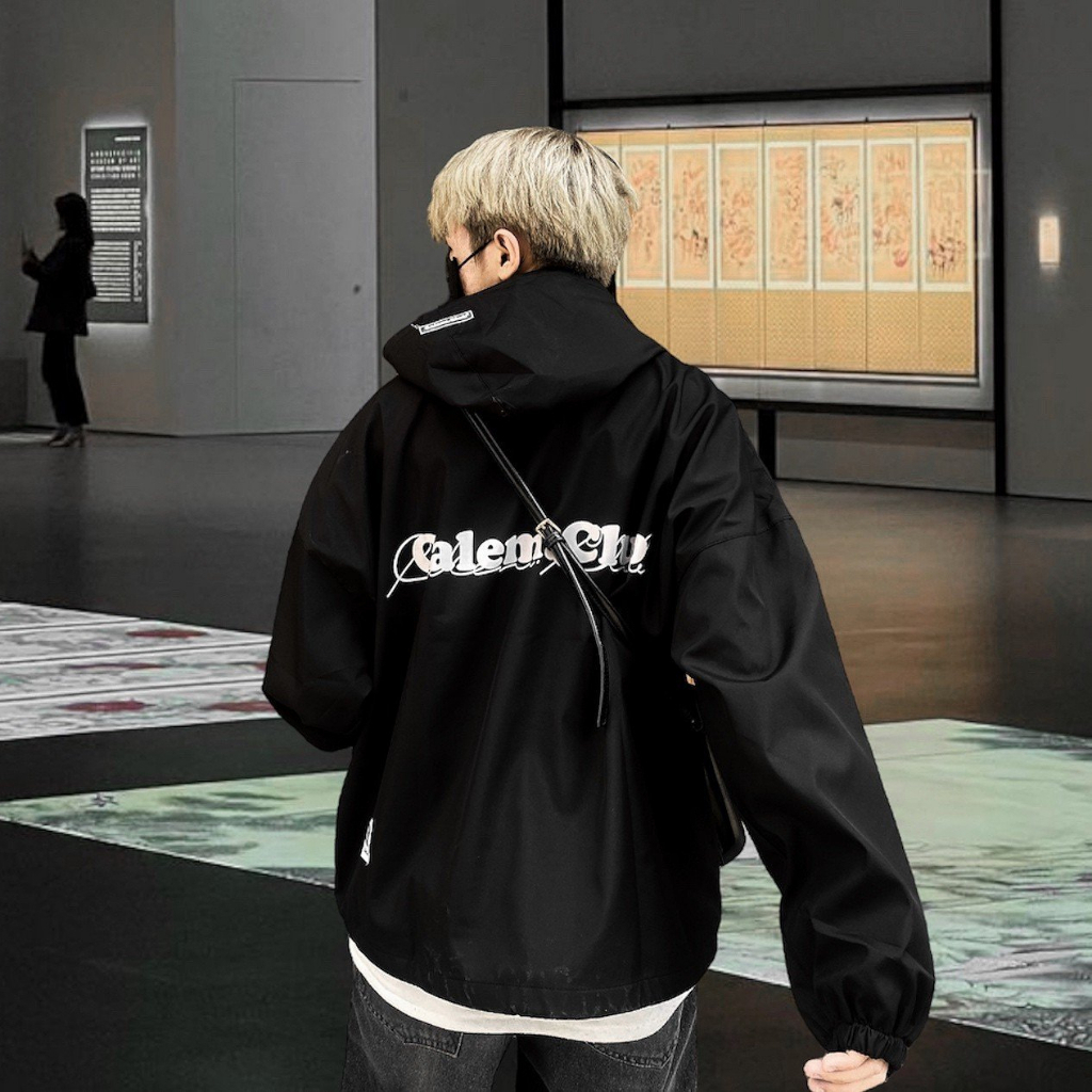Áo Khoác Gió Calem Nam Nữ,Áo Gió Có Mũ Tách Rời Chuẩn Form Unisex Nam Nữ