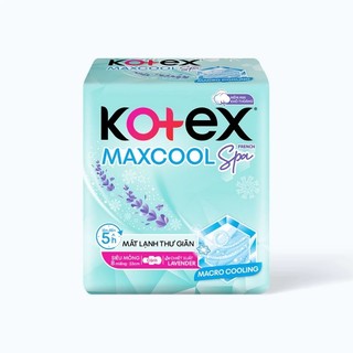 Băng vệ sinh kotex max cool siêu mỏng cánh 23cm gói 8 miếng/20 miếng
