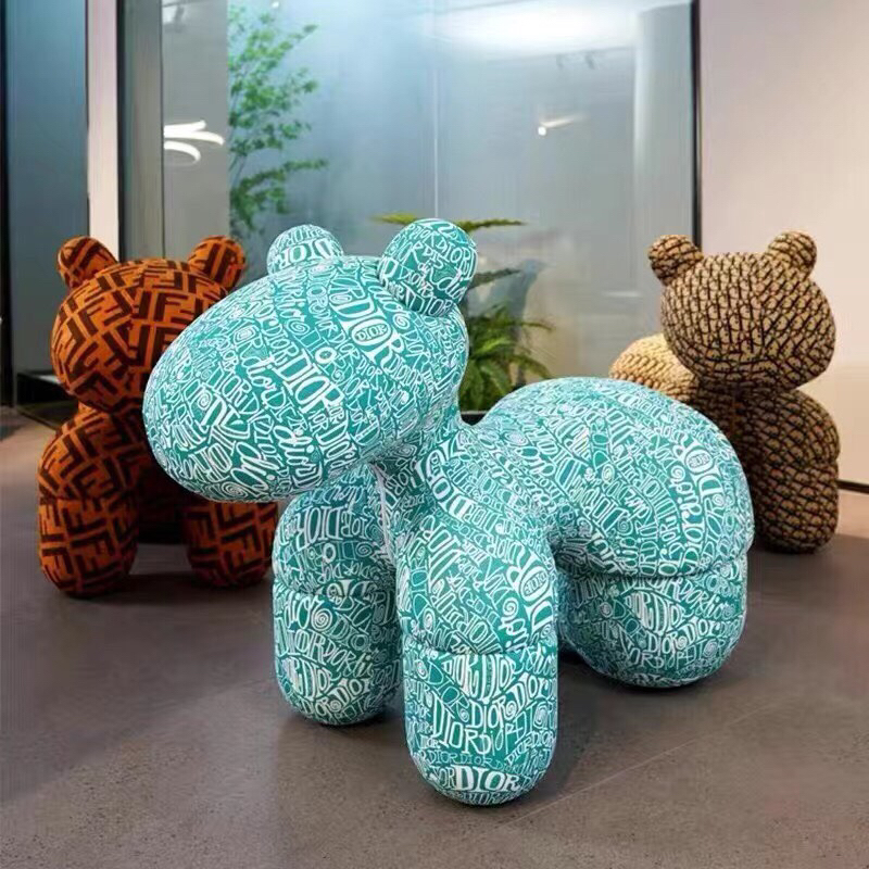Ghế pony chair, ghế thú cưng decor cao cấp size đại 110cm kèm ảnh thật