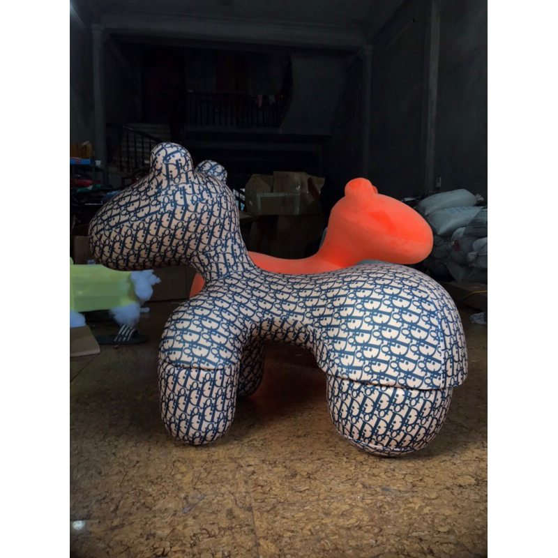 Ghế pony chair, ghế thú cưng decor cao cấp size đại 110cm kèm ảnh thật
