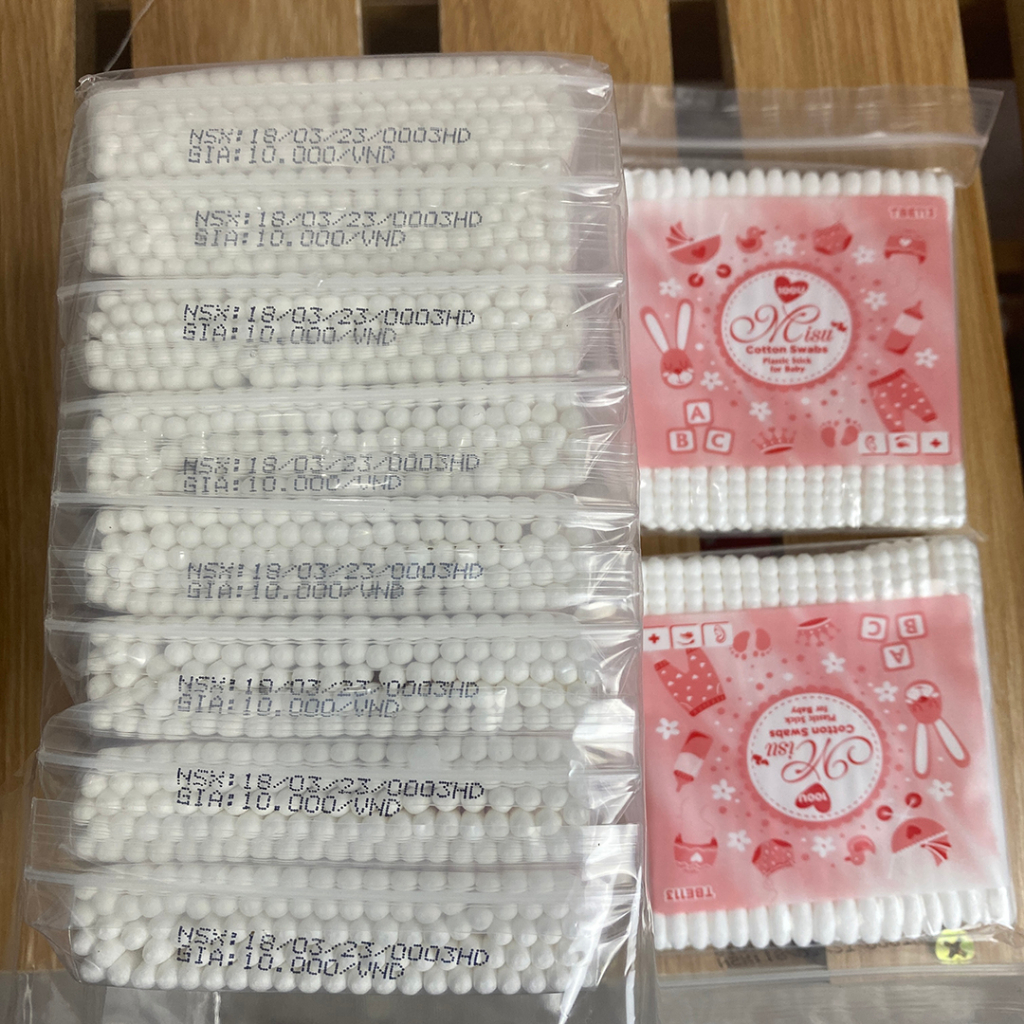 Tăm Bông Trẻ Em Misu - Tăm Bông Ngoáy Tai Cho Bé