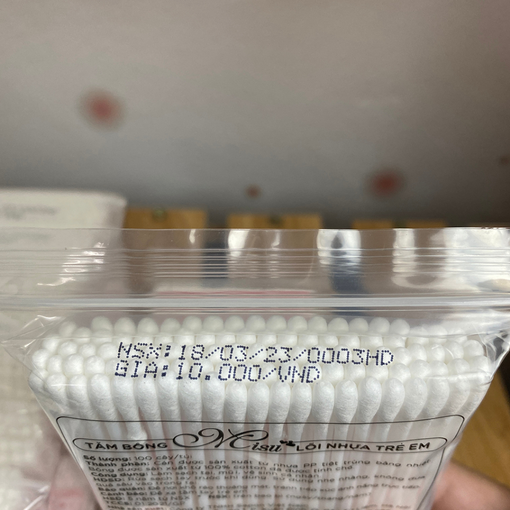 Tăm Bông Trẻ Em Misu - Tăm Bông Ngoáy Tai Cho Bé