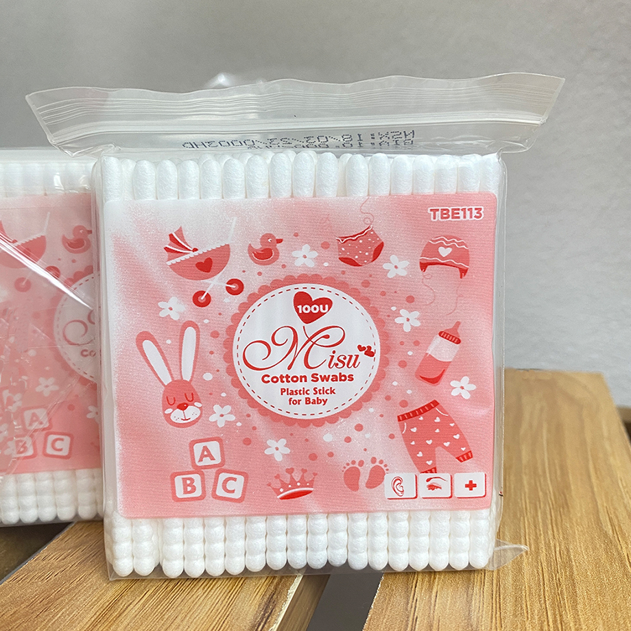 Tăm Bông Trẻ Em Misu - Tăm Bông Ngoáy Tai Cho Bé