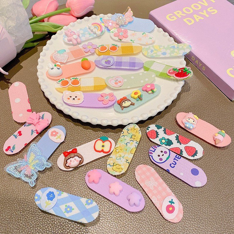 Miếng dán tóc mái dễ thương phiên bản Hàn quốc cho bé gái STM - Miếng dán tóc