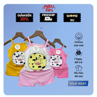 Set 2 dây bò sữa nhiều màu cá tính cho bé gái Midu Kid