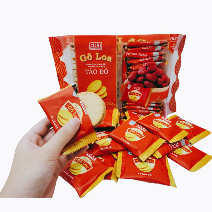 Gói 285gr - Bánh Quy khoai tây Potato Cracker Goloa 3 vị SBT