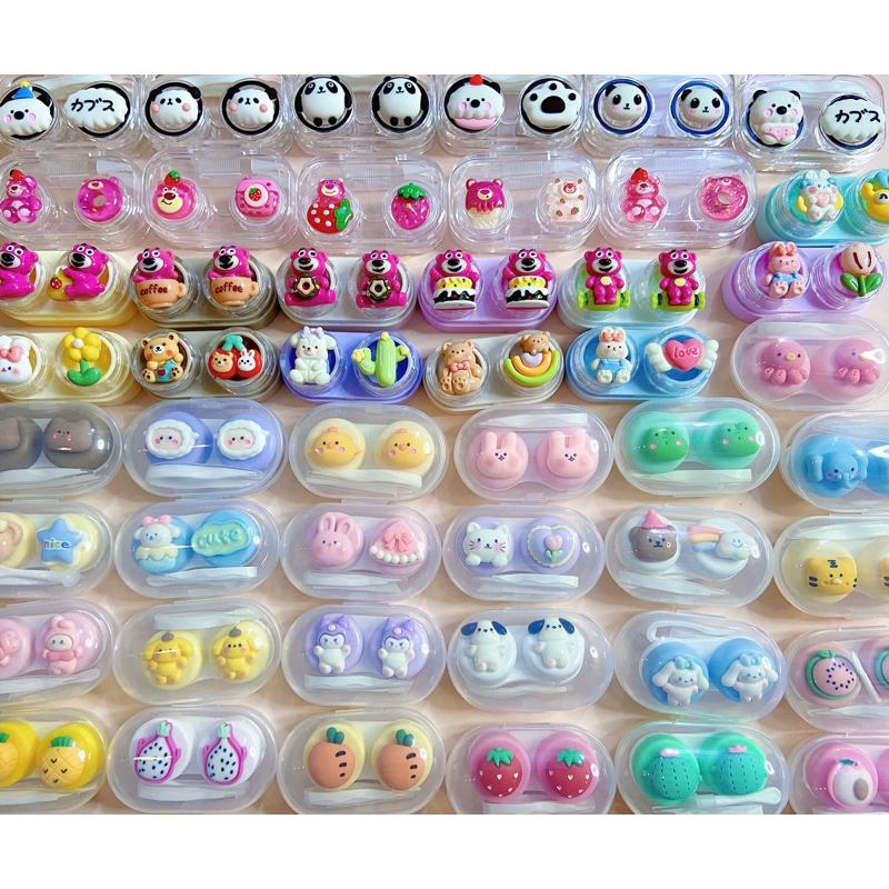 Khay đựng lens có dụng đeo cute -không gương -Sam Eyes