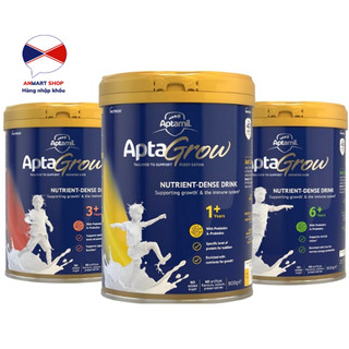 Sữa Aptamil Grow, AptaGrow Milk Số 1+ 3+ 6 + Hộp 900g Nhập Khẩu Nội Địa Úc Hàng Bay AirCargo