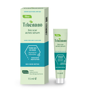 Serum chấm mụn, ngừa mụn, mờ sẹo thâm Truenano 15ml