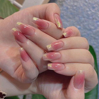 Set 24 móng tay giả D953 dáng móng dài ( Tặng kèm keo và dũa )