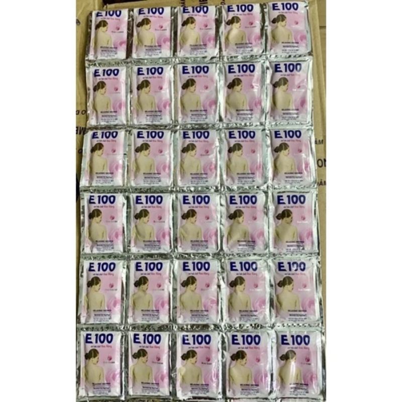 Sữa tắm E100 màu hồng dây 12 gói