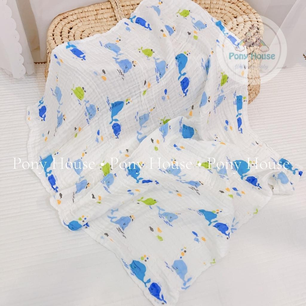 Khăn Tắm Xô Kiluta 4 Lớp Chăn Khăn Đa Năng Cho Bé Từ Sơ Sinh