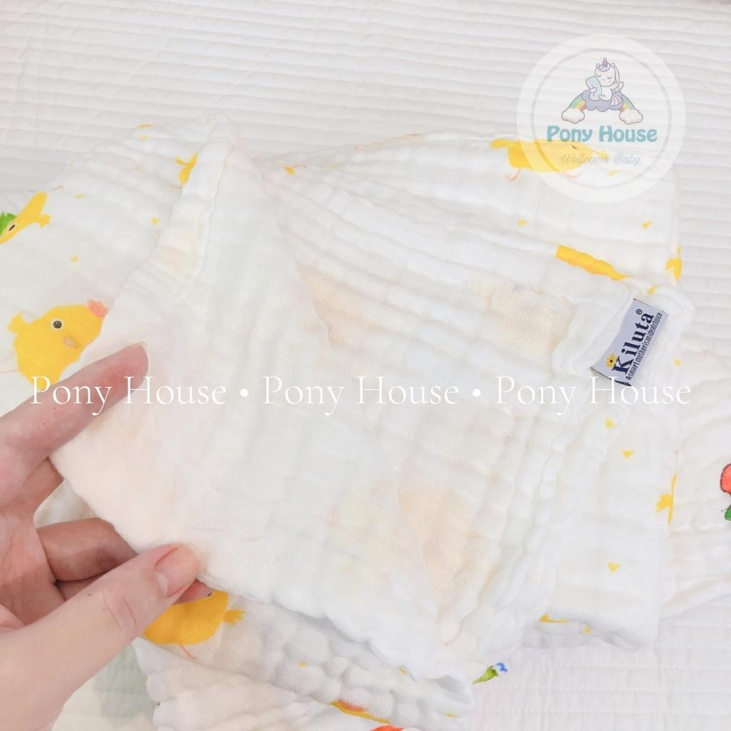 Khăn Tắm Xô Kiluta 4 Lớp Chăn Khăn Đa Năng Cho Bé Từ Sơ Sinh