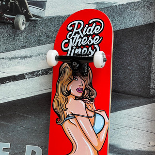 Ván Trượt Skateboard BDSKATECO RIDE THESE LINES BUTT DECK 8.25