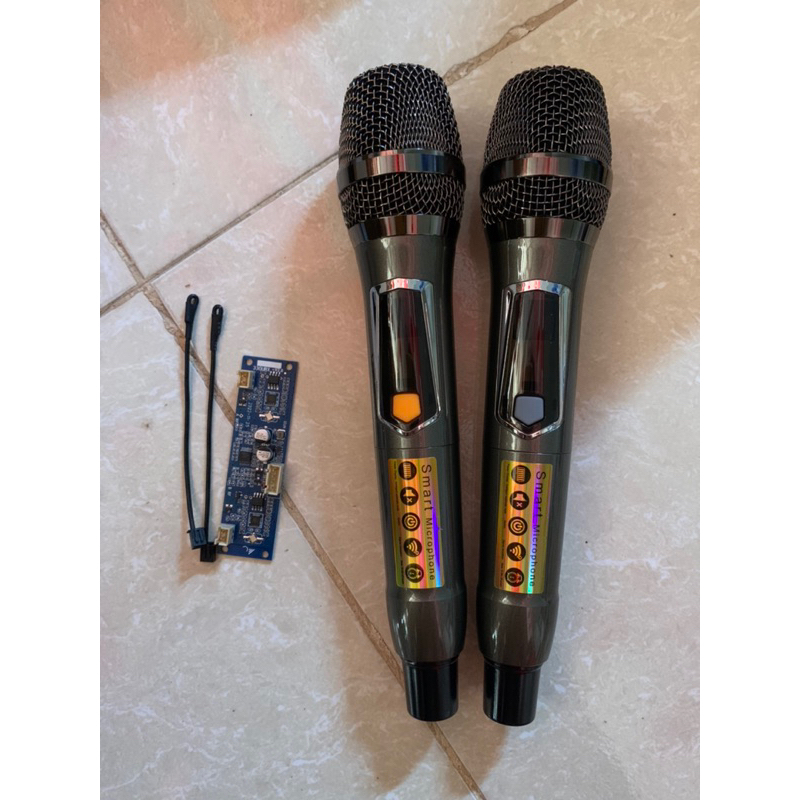 2 TAY MICRO LOA KÉO KÈM BOARD MẠCH