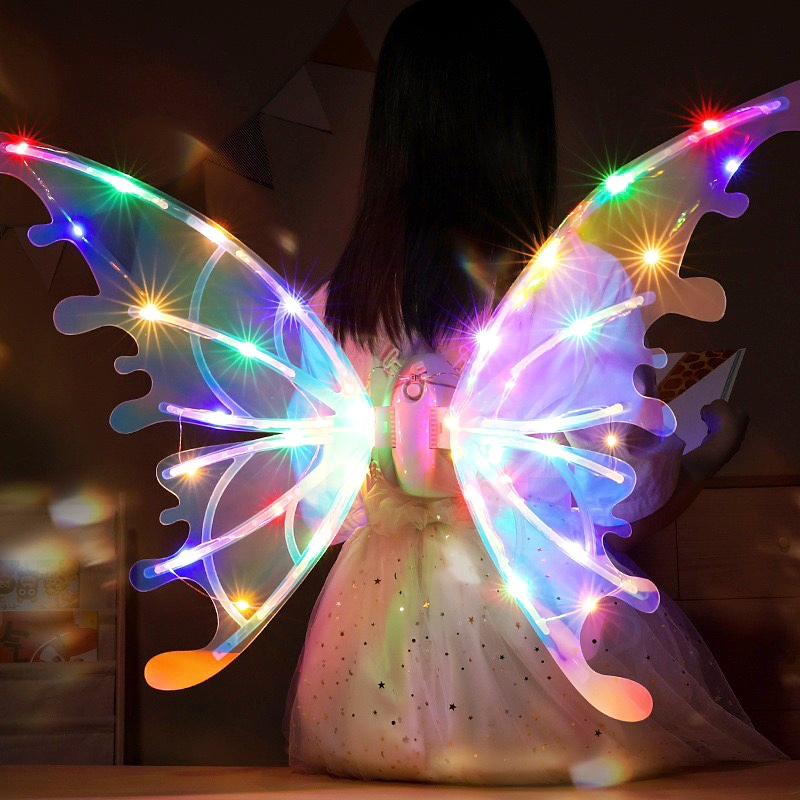 Bộ cánh tiên bé gái siêu xinh cánh bướm cho bé gái có đèn đi chơi trung thu, halowen, lễ hội rất đẹp