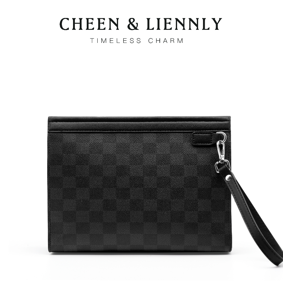 Cheenlisy  Da thật Ví da cầm tay bản to thời trang mới cho nam Cặp xách công sở