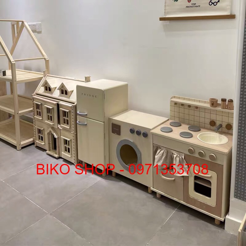 Đồ chơi nhà bếp bằng gỗ Zara Home phong cách Hàn cho bé - Biko Shop