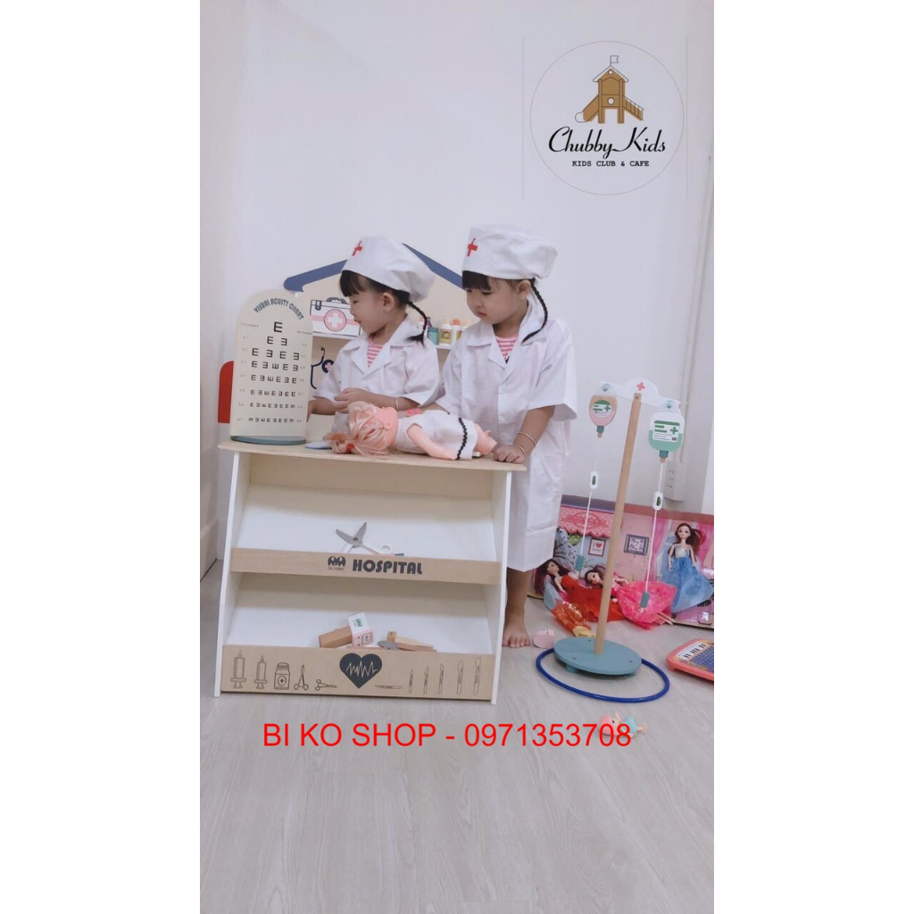 Đồ chơi phòng khám bằng gỗ cao 101cm