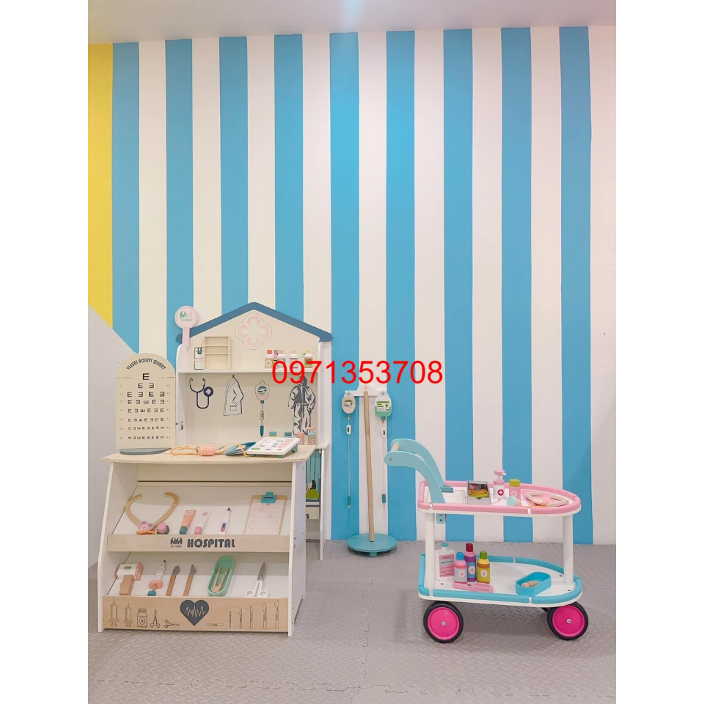 Đồ chơi phòng khám bằng gỗ cao 101cm