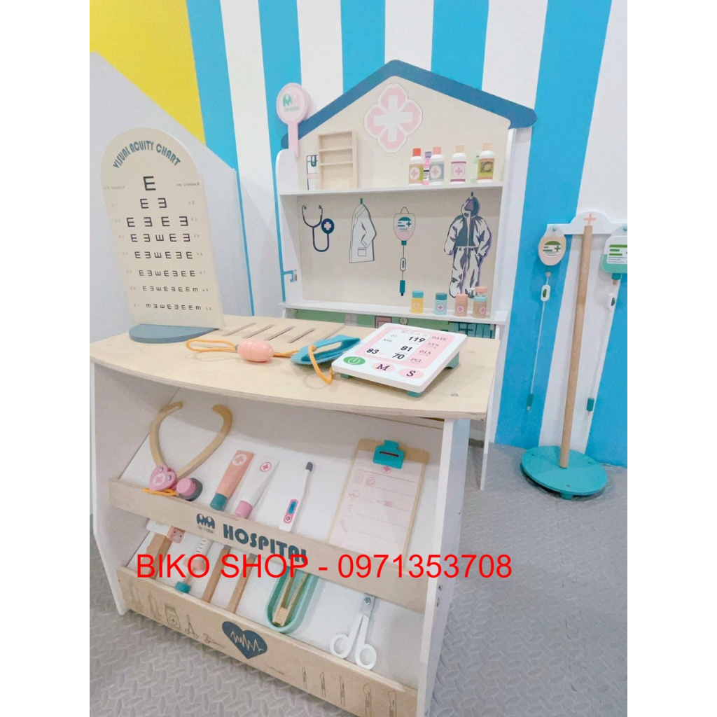 Đồ chơi phòng khám bằng gỗ cao 101cm