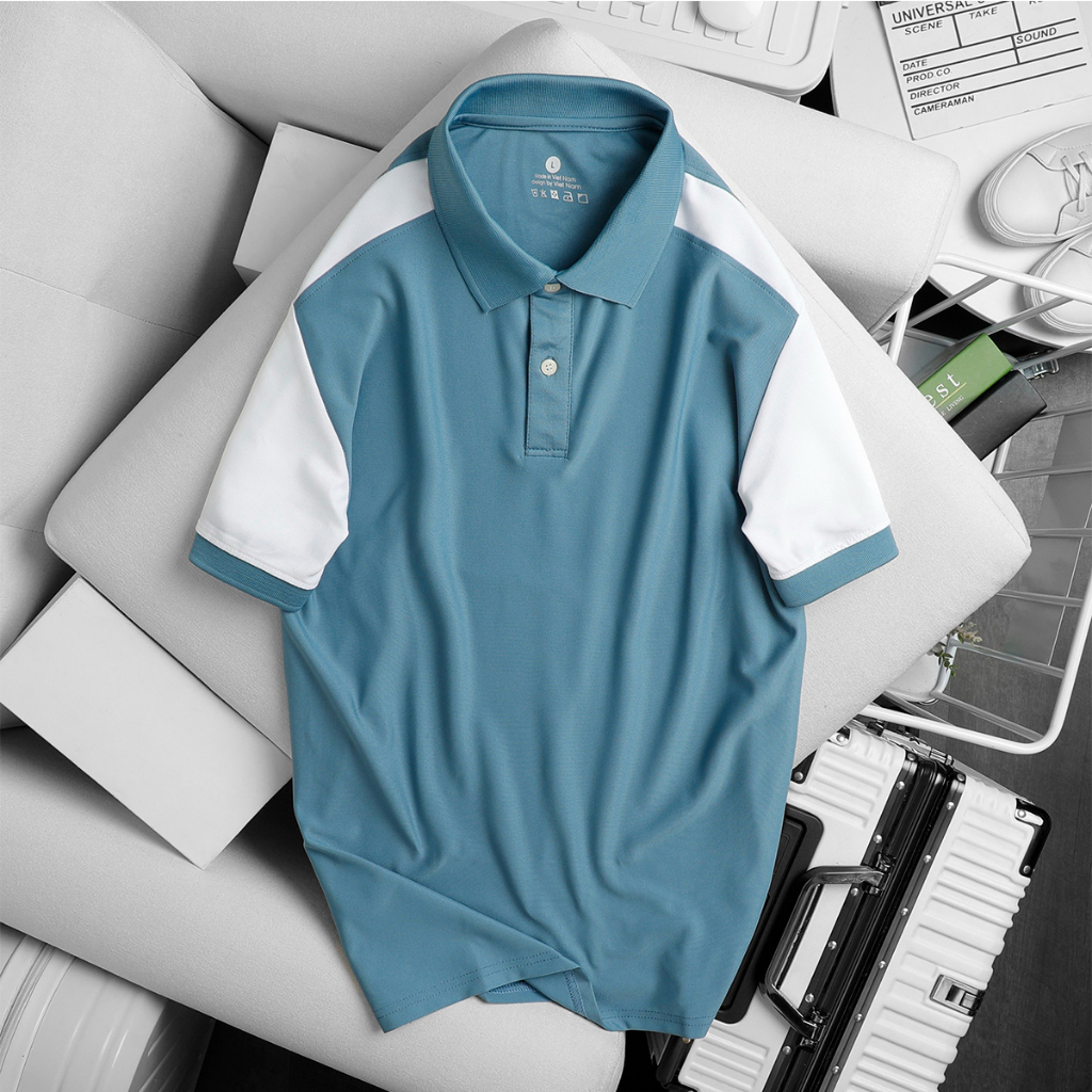 Áo polo nam nữ ABFIT cổ bẻ thun cá sấu thái co dãn thoáng mát cao cấp.A1