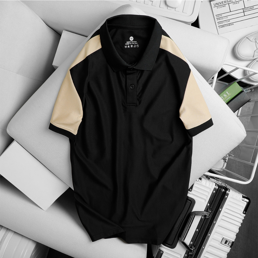 Áo polo nam nữ ABFIT cổ bẻ thun cá sấu thái co dãn thoáng mát cao cấp.A1