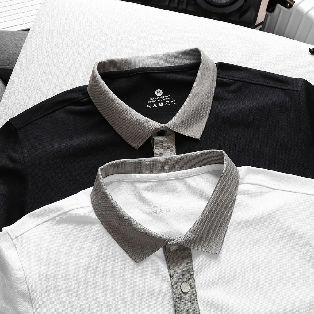 Áo polo nam nữ ABFIT cổ bẻ thun cá sấu thái co dãn thoáng mát thoáng mồ hôi cao cấp.A1