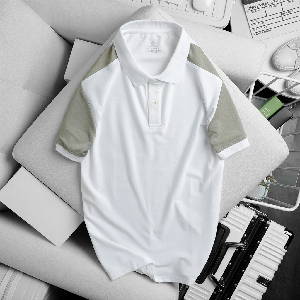 Áo polo nam nữ ABFIT cổ bẻ thun cá sấu thái co dãn thoáng mát cao cấp.A1