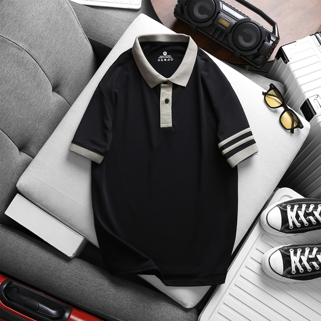 Áo polo nam nữ ABFIT cổ bẻ thun cá sấu thái co dãn thoáng mát thoáng mồ hôi cao cấp.A1