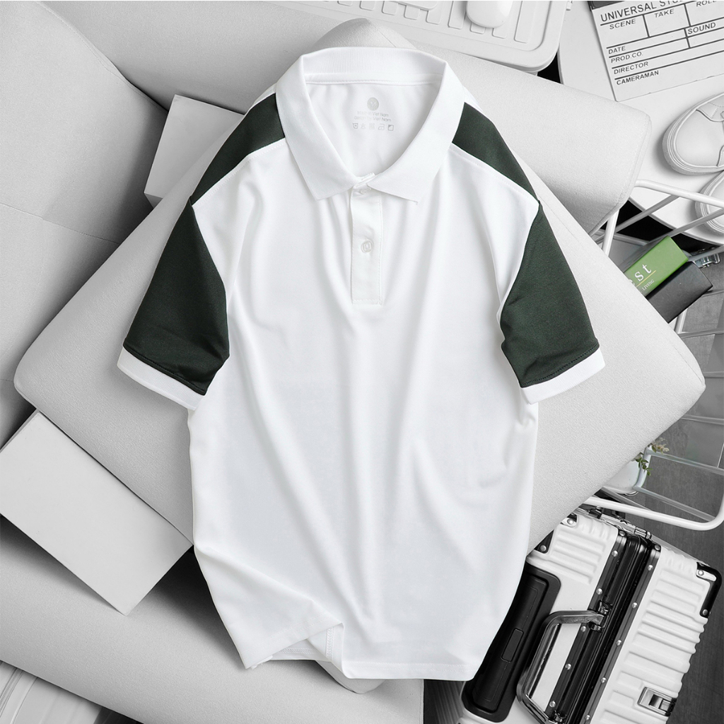 Áo polo nam nữ ABFIT cổ bẻ thun cá sấu thái co dãn thoáng mát cao cấp.A1