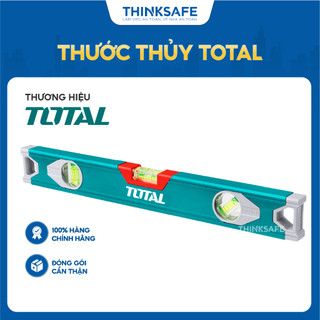 Thước thủy total tmt24016 tmt28016 dài 40cm 80cm độ dài thanh nhôm 1mm gọn nhẹ chịu lực tốt - thinksafe