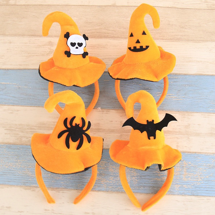 CC74 cài tóc mũ nón phù thủy hóa trang HALLOWEEN cosplay