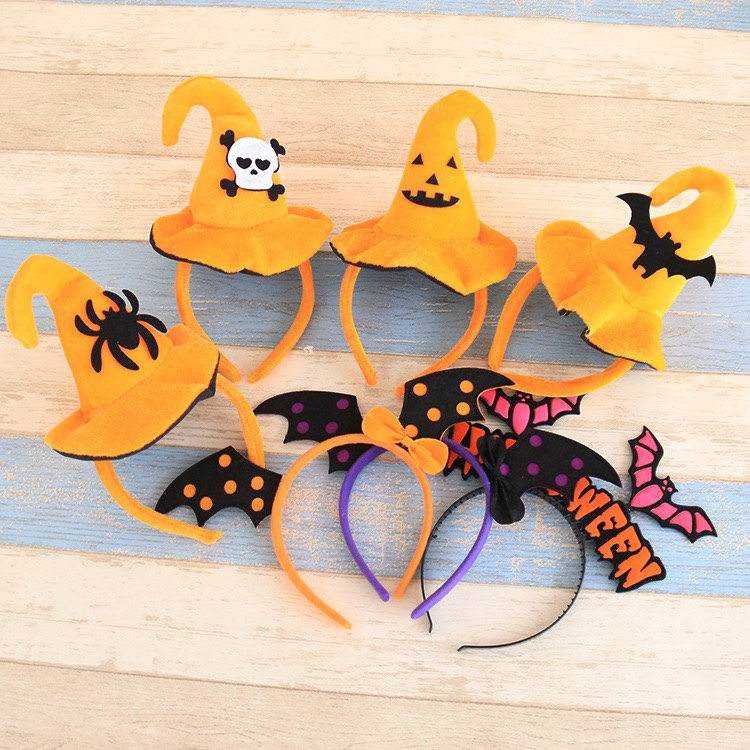 CC74 cài tóc mũ nón phù thủy hóa trang HALLOWEEN cosplay