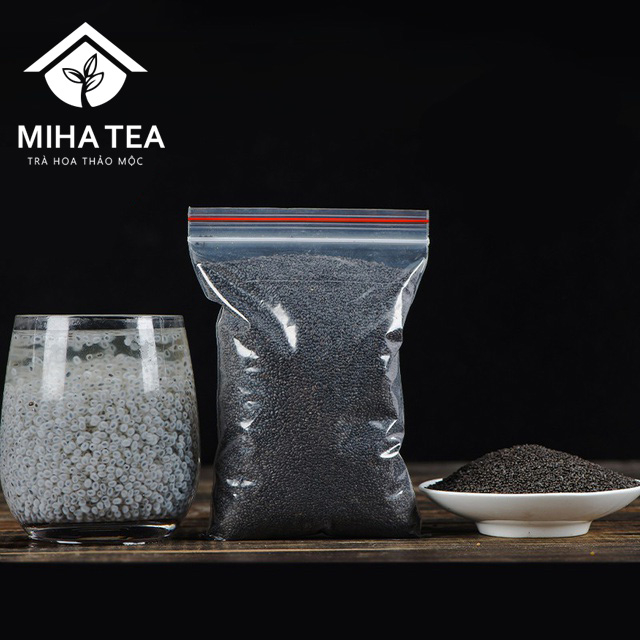 Hạt é khô 100g, hột é, sạch, không lẫn tạp chất, dùng nấu chè, pha trà - MIHA TEA