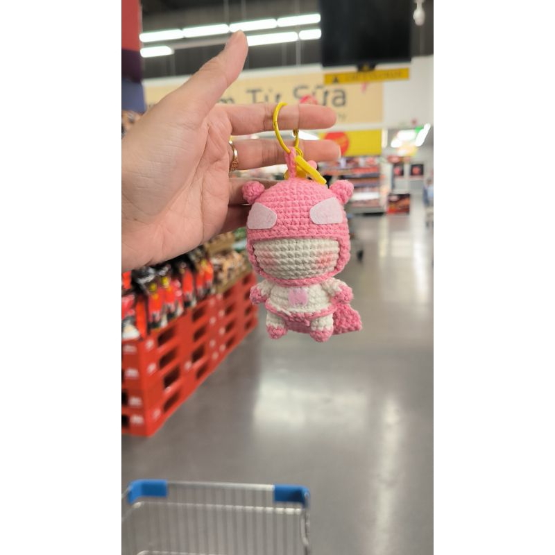 Móc khoá Batman mini bằng len handmade