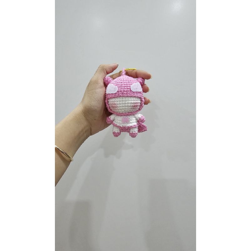Móc khoá Batman mini bằng len handmade