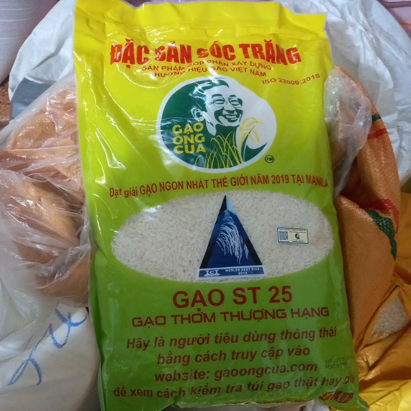 Gạo ông Cua ST25 Chính Hãng