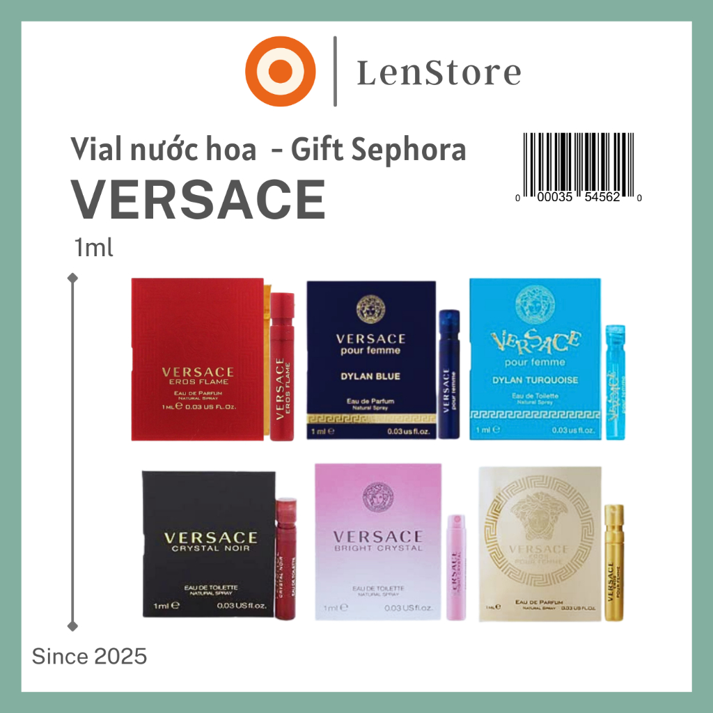 Mẫu thử vial nước hoa Versace 1-1,2ml