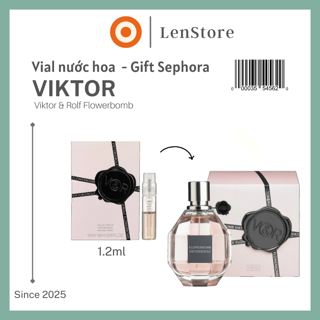 Mẫu thử vial nước hoa Viktor 1,2ml