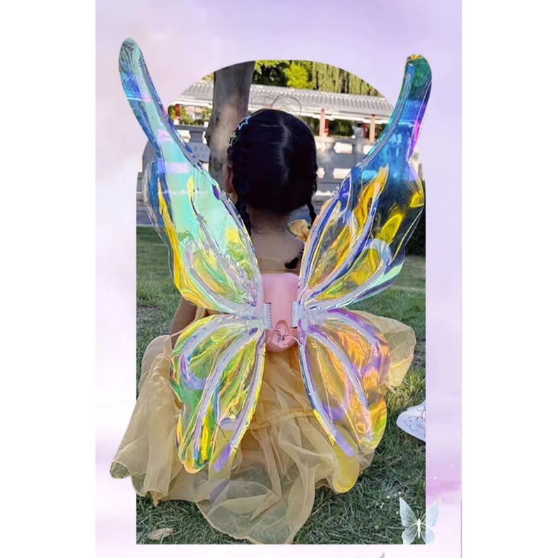 Đồ Chơi Cánh Tiên Dream Princess Wings Phát Sáng Cánh Bướm Thiên Thần Tự động Vẫy Cánh Cho Bé.
