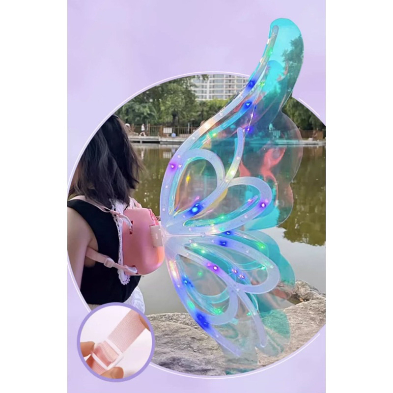 Đồ Chơi Cánh Tiên Dream Princess Wings Phát Sáng Cánh Bướm Thiên Thần Tự động Vẫy Cánh Cho Bé.