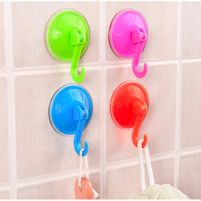 Móc Dán Tường hút chân không hít siêu dính, chịu lực lên đến 10kg