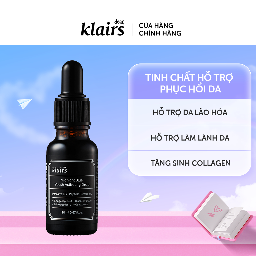 Tinh chất dưỡng da Dear Klairs Midnight Blue Youth Activating Drop 20ml