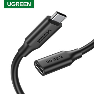 Cáp usb type c nối dài 1m ugreen 10387 pd100w, gen 2 dài 1met