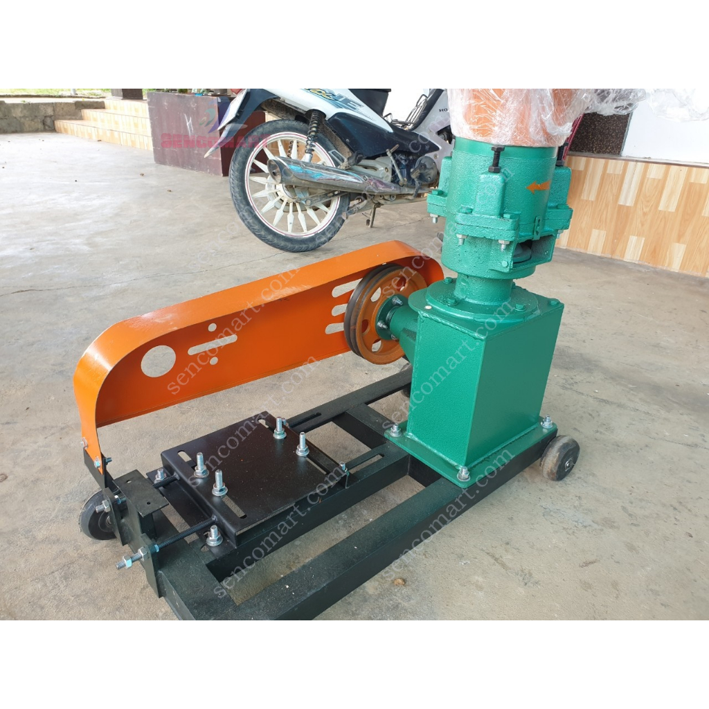 Khung máy ép cám viên S160 chạy dây curoa TẶNG KÈM SÀNG